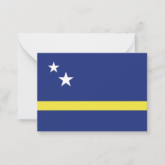 Cartão De Notas Bandeira de Curaçao (Frente)