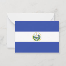 Cartão De Notas Bandeira de El Salvador