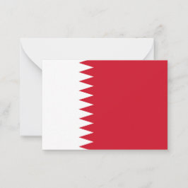 Cartão De Notas Bandeira do Bahrein