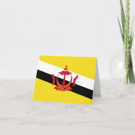 Cartão De Notas Bandeira do Brunei