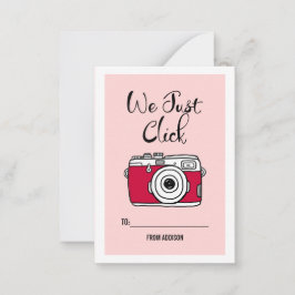 Cartão De Notas Basta clicar em Placa de Namorados da sala de aula