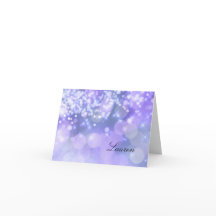 Bat Mitzvah Purple e Blue Sparkle Lights