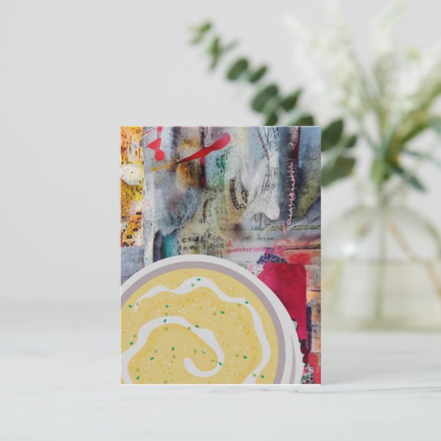 Cartão De Notas Batatas amassadas (Em pé/Frente)