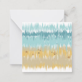 Cartão De Notas Beach wave