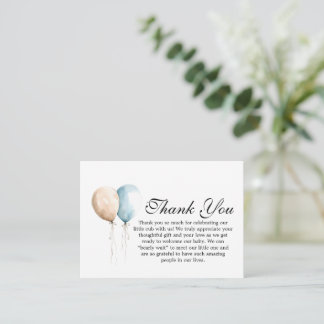 Cartão De Notas Bearly Wait Baby Shower Thank You Card