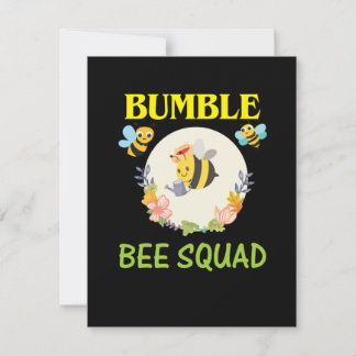 Cartão De Notas Beekeeper Art Bumble Bee Squad