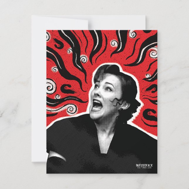 Cartão De Notas Beetlejuice | Delia Deetz (Frente)