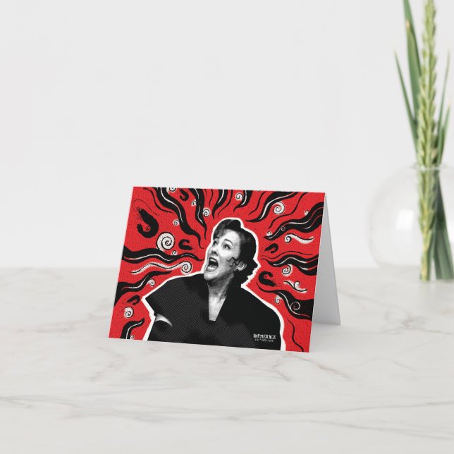 Cartão De Notas Beetlesumo | Delia Deetz (Frente)