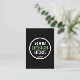 Cartão De Notas beijo personalizado, exclusivo, elegante e minimal