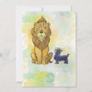 Cartão De Notas Bela Vintage Wizard da Oz Note Card series 10