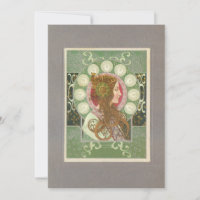 Beleza Exótica de Arte Nouveau