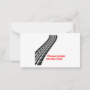 Cartão De Notas Bem-vindo ao lançamento do Bus Club Card