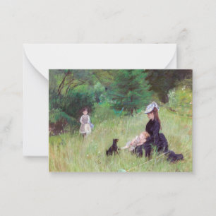 Cartão De Notas Berthe Morisot - Em um Parque