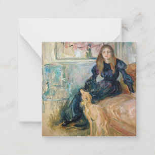 Cartão De Notas Berthe Morisot - Julie e o seu Greyhound Laerte