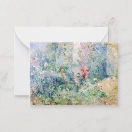 Cartão De Notas Berthe Morisot - O Jardim de Bougal