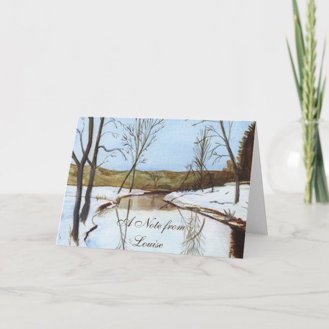 Cartão De Notas Big Horse Creek (Frente)