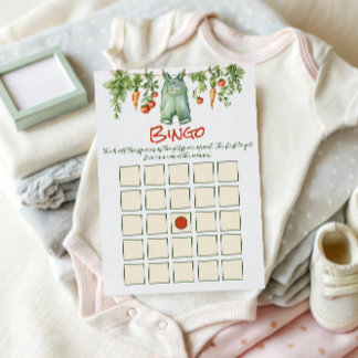 Cartão De Notas Bingo de Chuvinha de Bebê Little Sprout