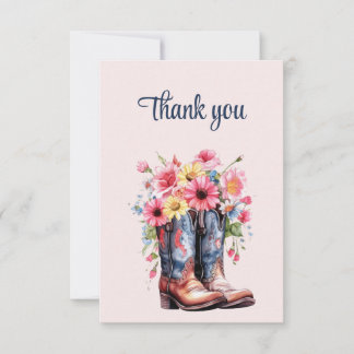 Cartão De Notas Blooms of Prairie: Vintage Dusty Pink Note Card