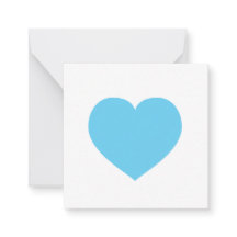 Blue Heart Note Gift Tag Baby