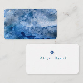 Cartão De Notas Blue Wave Card.