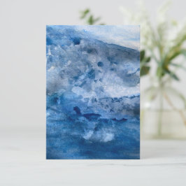 Cartão De Notas Blue Wave Card