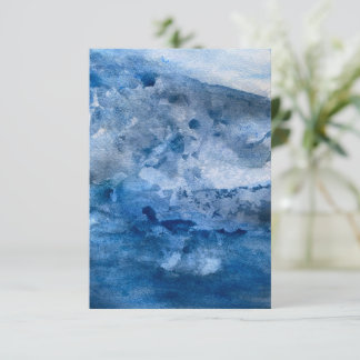 Cartão De Notas Blue Wave Card