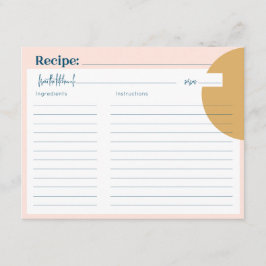 Cartão De Notas Boho Blush e placa de recebimento Premium de mosta