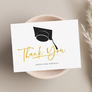 Cartão De Notas Boné De Graduação 2025 Obrigado