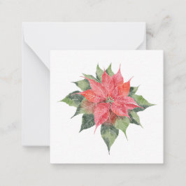 Cartão De Notas Bonito Poinsettia