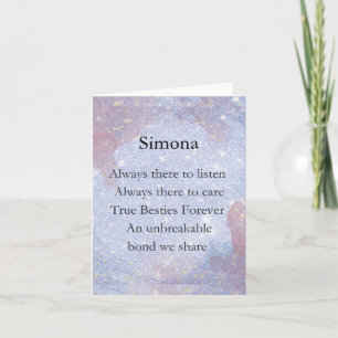 Cartão De Notas Bonitos presentes para sempre do melhor amigo para