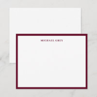 Borda de Nome da Borda da Borda Minimalista Escura
