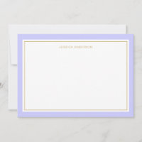 Borda Dourada Elegante Periwinkle Personalizada