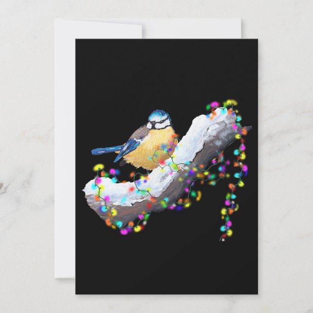 Cartão De Notas Brilho Brilho Pequeno Tit (Frente)