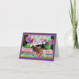 Cartão De Notas Brincando em Bunnies