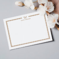 BRONZE Formal Classic Family Monograma Duplo Quadr