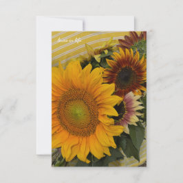 Cartão De Notas Buquê de girassol