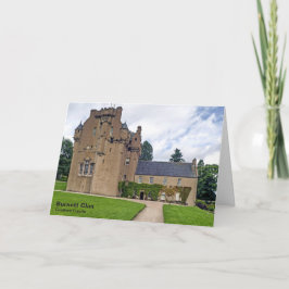 Cartão De Notas Burnett Clan Crathes Castle Return Addy Note Card