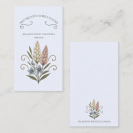 Cartão De Notas Business cards, floral and sophisticated.