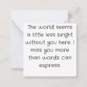 Cartão De Notas Cachorro - Eu sinto saudades