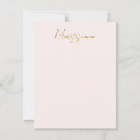 Caligrafia Elegante Cor Dourada e Pastel Nome Simp