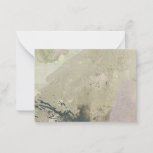 Cartão De Notas "Caminhando na areia": Placa de Nota de Abstrato O