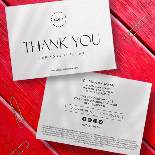 Cartão De Notas Campanha de propaganda do cupão de promoção de neg