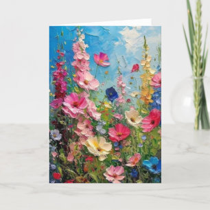 Cartão De Notas Campo das flores