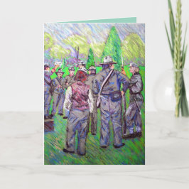 Cartão De Notas Campo dos Soldados da Guerra Civil nº 161105