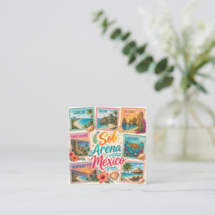Cartão De Notas Cancun Sol Areia México Praias Tropicais Lindas