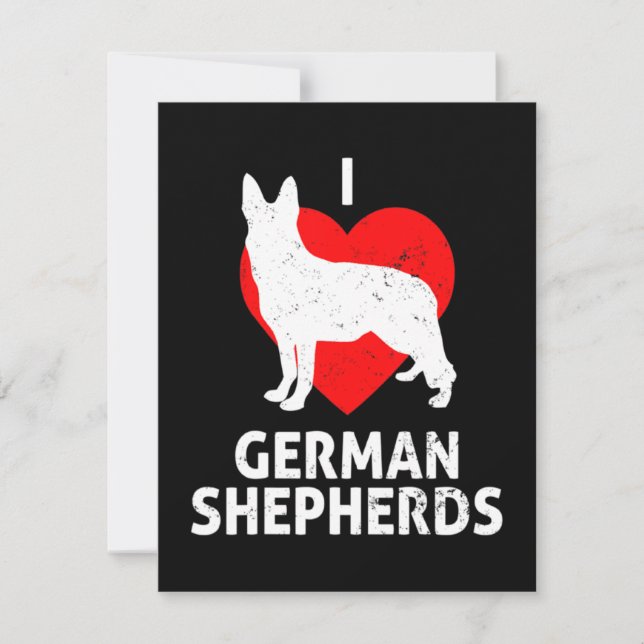 Cartão De Notas Cão do Lobo german shepherd (Frente)