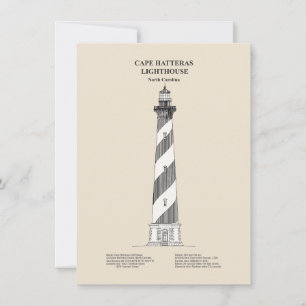 Cartão De Notas Cape Hatteras Lighthouse - Carolina do Norte - SBD