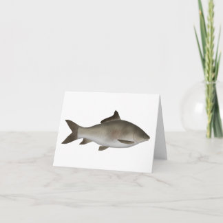 Cartão De Notas Carpa de Península de Dedos