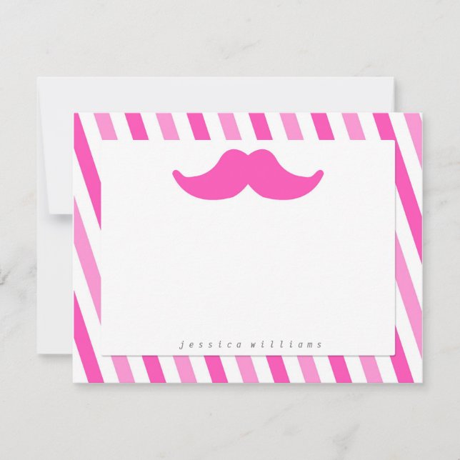 Cartão De Notas Carta de bigode (Frente)