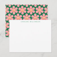 Carta de Sinais de Paz - Carta Personalizada Rosa 